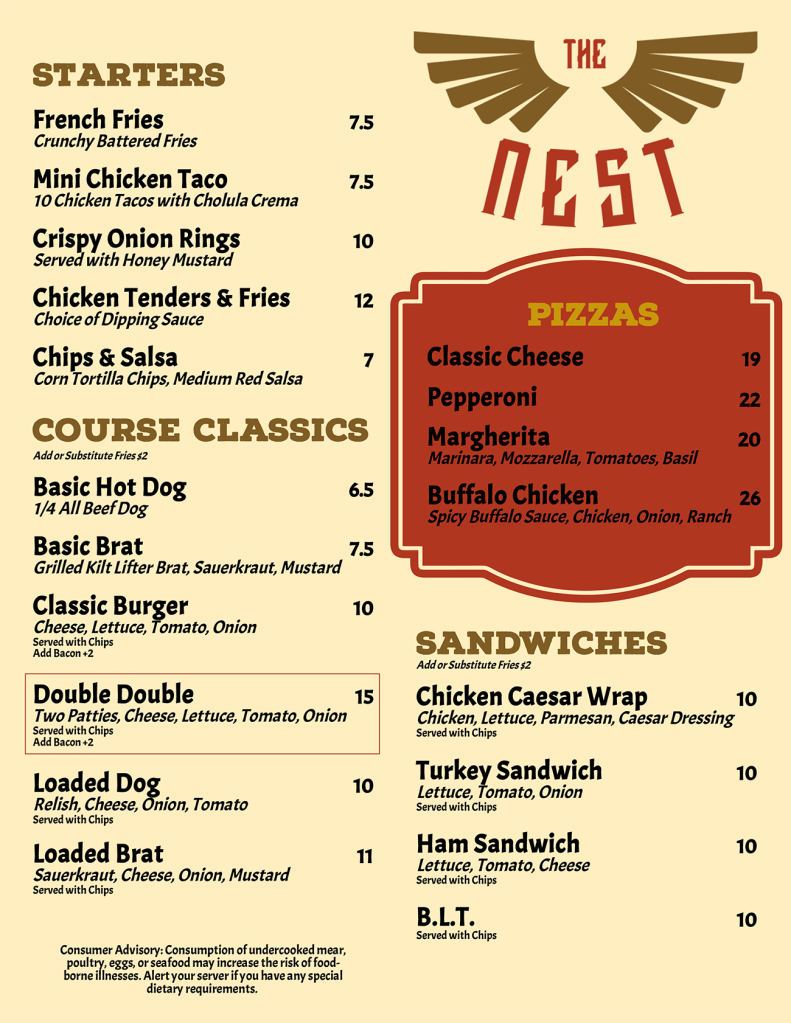Nest Menu